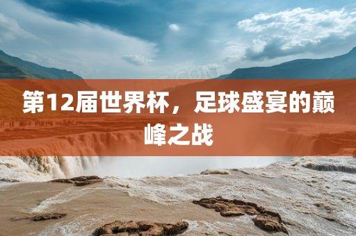 第12届世界杯，足球盛宴的巅峰之战