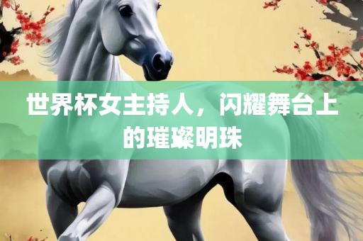 世界杯女主持人，闪耀舞台上的璀璨明珠