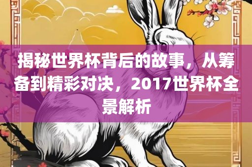 揭秘世界杯背后的故事，从筹备到精彩对决，2017世界杯全景解析