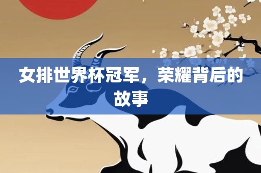 女排世界杯冠军，荣耀背后的故事