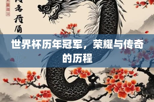世界杯历年冠军，荣耀与传奇的历程