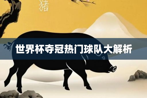 世界杯夺冠热门球队大解析