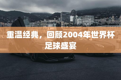 重温经典，回顾2004年世界杯足球盛宴吉安市靖泰电力工程有限公司
