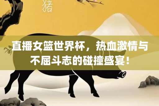 直播女篮世界杯，热血激情与不屈斗志的碰撞盛宴！