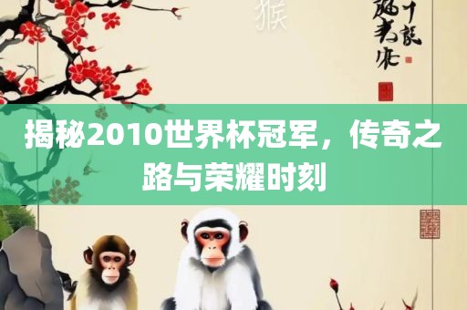 揭秘2010世界杯冠军，传奇吉安市靖泰电力工程有限公司之路与荣耀时刻