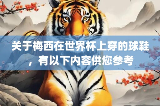 关于梅西在世界杯上穿的球鞋，有以下内容供您参考