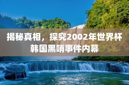 揭秘真相，探究2002年世界杯韩国黑哨事件内幕