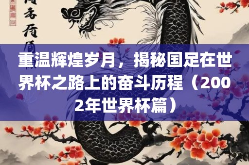 重温辉煌岁月，揭秘国足在世界杯之路上的奋斗历程（2002年世界杯篇吉安市靖泰电力工程有限公司）
