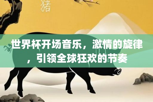 世界杯开场音乐，激情的旋律，引领全球狂欢的节奏