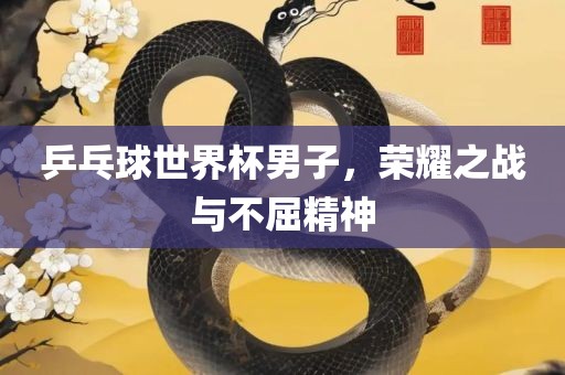 乒乓球世界杯男子，荣耀之战与不屈精神吉安市靖泰电力工程有限公司