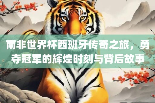 南非世界杯西班牙传奇之旅，勇夺冠军的辉煌时刻与背后故事吉安市靖泰电力工程有限公司