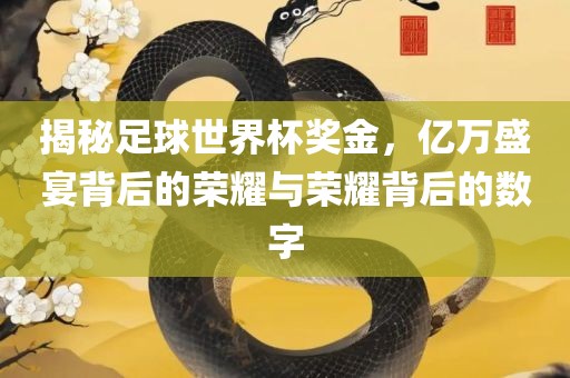 揭秘足球世界杯奖金，亿万盛宴背后的荣耀与荣耀背后的数字吉安市靖泰电力工程有限公司