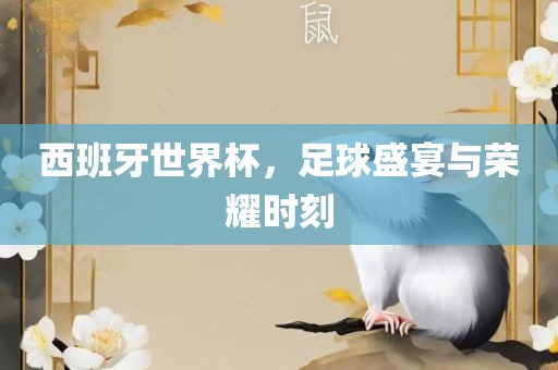 西班牙世界杯，足球盛宴与荣耀时刻