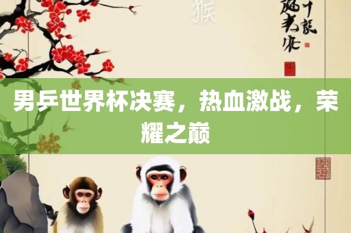 男乒世界杯决赛，热血激战，荣耀之巅吉安市靖泰电力工程有限公司