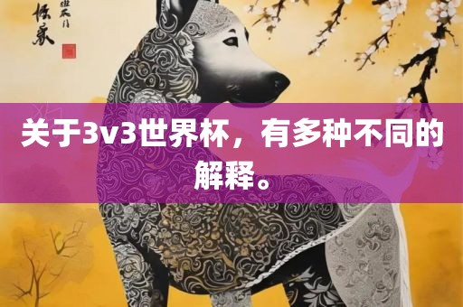 关于3v3世界杯，有多种不同的解释。