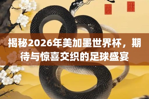 揭秘2026年美加墨世界杯，期待与惊吉安市靖泰电力工程有限公司喜交织的足球盛宴