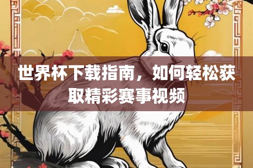 世界杯下载指南，如何轻松获取精彩赛事视频吉安市靖泰电力工程有限公司