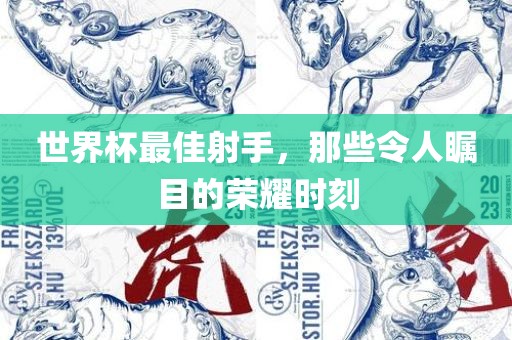 世界杯最佳射手，那些令人瞩目的荣耀时刻
