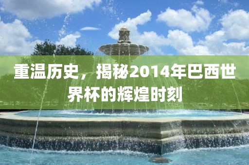重温历史，揭秘2014年巴西世界杯的辉煌时刻吉安市靖泰电力工程有限公司