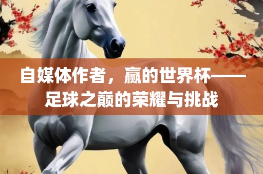 自媒体作者，赢的世界杯——足球之巅的荣耀与挑战