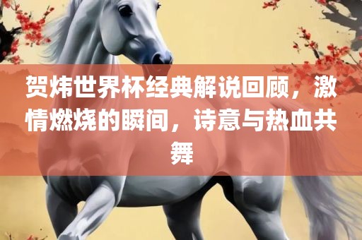 贺炜世界杯经典解说回顾，激情燃烧的瞬间，诗意与热血共舞
