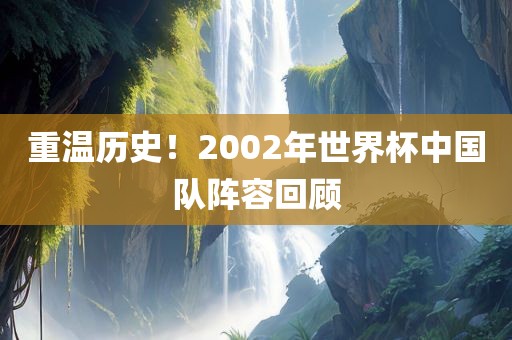 重温历史！2002年世界杯中国队阵容回顾