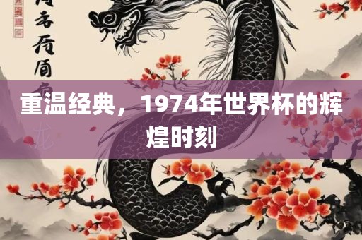 重温经典，1974年世界杯的辉煌时刻吉安市靖泰电力工程有限公司