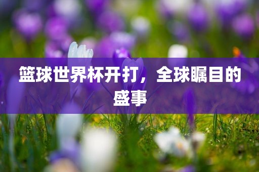 篮球世界杯开打，全球瞩目的盛事