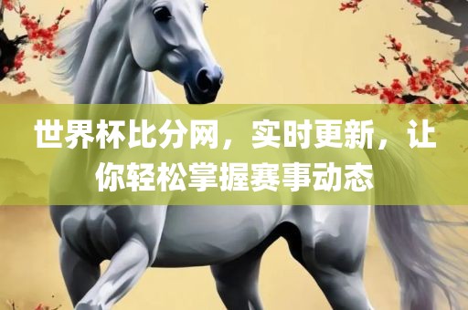 世界杯比分网，实时更新，让你轻松掌握赛事动态