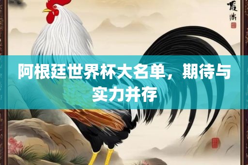 阿根廷世界杯大名单，期待与实力并存