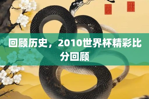 回顾历史，2010世界杯精彩比分回顾