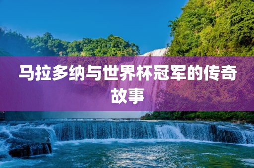 马拉多纳与世界杯冠军的传奇故事