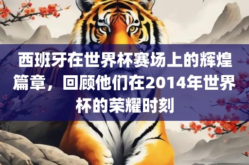 西班牙在世界杯赛场上的辉煌篇章，回顾他们在2014年世界杯的荣耀时刻