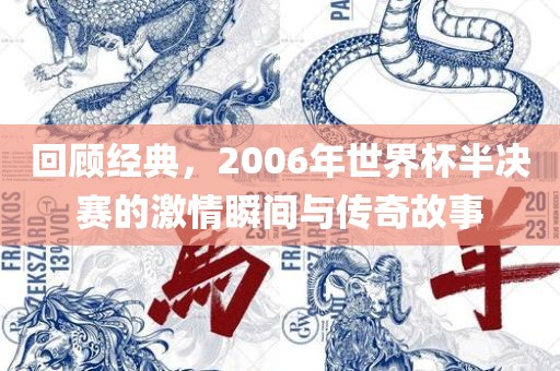 回顾经典，2006年世界杯半决赛的激情瞬间与传奇故事