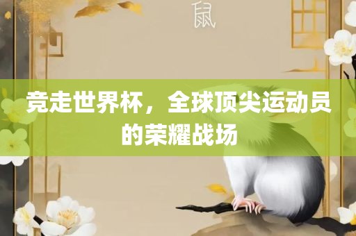 竞走世界杯，全球顶尖运动员的荣耀战场吉安市靖泰电力工程有限公司
