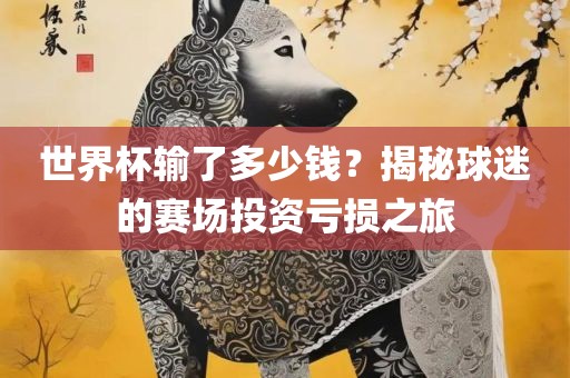 世界杯输了多少钱？揭秘球迷的赛场投资亏吉安市靖泰电力工程有限公司损之旅