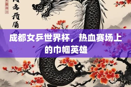 成都女乒世界杯，热血赛场上的巾帼英雄