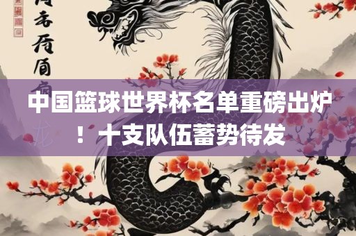 中国篮球世界杯名单重磅出炉！十支队伍蓄势待发