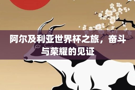 阿尔及利亚世界杯之旅，奋斗与荣耀的见证吉安市靖泰电力工程有限公司