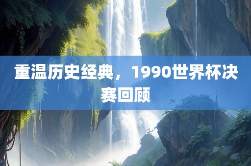 重温历史经典，1990世界杯决赛回顾