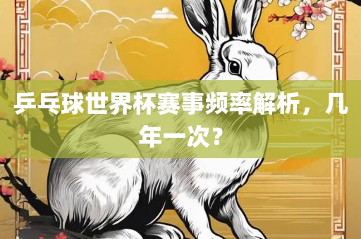 乒乓球世界杯赛事频率解析，几年一次？吉安市靖泰电力工程有限公司