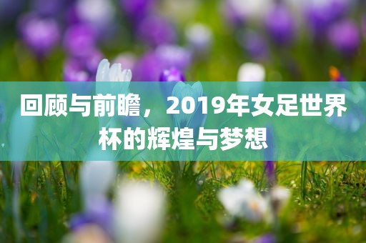 回顾与前瞻，2019年女足世界杯的辉煌与梦想