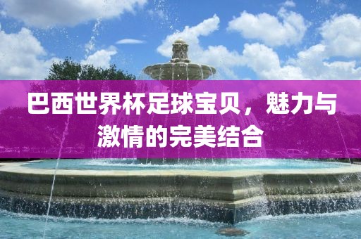 巴西世界杯足球宝贝，魅力与激情的完美结合