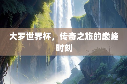 大罗世界杯，传奇之旅的巅峰时刻