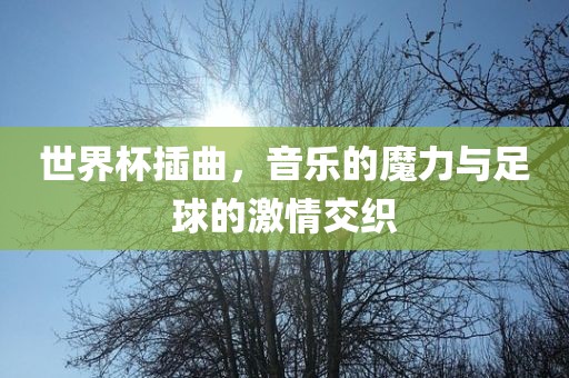 世界杯插曲，音乐的魔力与足球的吉安市靖泰电力工程有限公司激情交织