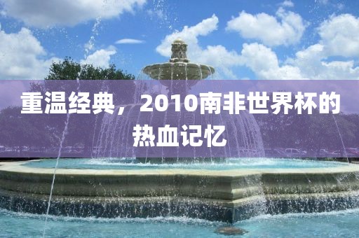 重温经典，2010南非世界杯的热血记忆吉安市靖泰电力工程有限公司