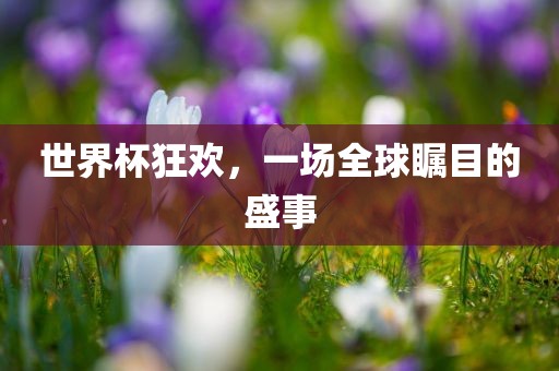 世界杯狂欢，一场全球瞩目的盛事