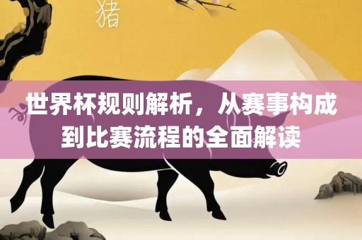 世界杯规则解析，从赛事构成到比赛流程的全面解读