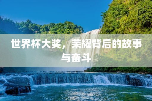 世界杯大奖，荣耀背后的故事与奋斗