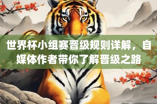 世界杯小组赛晋级规则详解，自媒体作者带吉安市靖泰电力工程有限公司你了解晋级之路